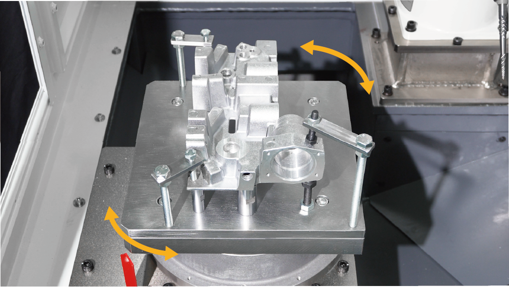 The index table inside the RDM-S robot deburring machine from Sugino Corp.